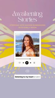 What if the only compass you needed was your own heart?
This week, my guest is Emily Moon (higherdimensionswithin), a New Earth visionary, intuitive channel, and Higher Self embodiment guide whose awakening took her from depression and disconnection into a life of deep self-love and empowerment.
Guided by her inner voice, Emily’s spiritual awakening began with following a soul calling to Peru, leaving behind her old life, marriage, and business as she stepped fully into her higher-dimensional reality.
Emily’s story is a reminder that the path of awakening is not about becoming someone new. It is about stripping away everything that keeps you from the truth of who you are!
Listen to this episode by searching for the Divine Flow podcast on Spotify, Apple Podcasts, or wherever you love to listen to podcasts! 🎧✨