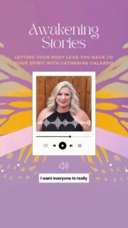 Have you ever looked at your life and realized you were moving through the world on autopilot?⁠
⁠
Not fully feeling. Not fully present. Not fully you?
⁠
My guest on this week’s Divine Flow episode, Catherine Galardo, knows that moment all too well. She shares the exact day her awakening began, how she found herself again, and the small steps that helped her come back into her body after years of disconnect.⁠
⁠
We talk about breath, movement, music, and the gentle ways your body tries to guide you back to your true self.⁠
⁠
If you are craving a fresh start in your awakening or simply want to feel more alive in your own skin, you will love this one!⁠
⁠
Listen to this episode by searching for the Divine Flow podcast on Spotify, Apple Podcasts, or wherever you love to listen to podcasts! 🎧✨⁠