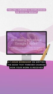 You’re not meant to be just another healer, teacher, or guide. You’re meant to be seen as a Spiritual Thought Leader. 🌟

And that book you’ve felt called to write is not just another creative project!

For many spiritual entrepreneurs, it becomes the most powerful way to attract aligned clients and be taken seriously for their work.

This free 1-hour workshop explores how writing the right kind of book changes how your message is received and how it can accelerate your business growth in 2026 and beyond.

Get instant access now! ✨ Comment “I’m in” and I’ll DM you the link, or visit divineflow.co/spiritualthoughtleader