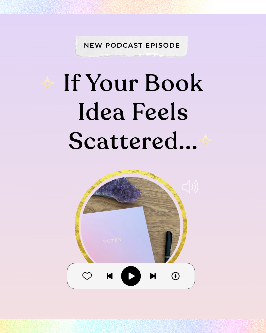 I know EXACTLY how it feels in the beginning. You have all these ideas you’d love to write a book about… but when you sit down to brainstorm about it, you end up with a long list of topics that don’t necessarily feel like they fit together cohesively.⁠
⁠
Especially if you have never written a book before, you might be very tempted to feel like you need to include everything you know in one book. 📖⁠
⁠
Your whole spiritual journey. Your entire life story. Your entire life’s work.⁠
⁠
And that, in itself, can make it overwhelming enough to stop you in your tracks!⁠
⁠
The most powerful books offer ONE compelling promise.⁠
⁠
They help one reader achieve ONE outcome or experience.⁠
⁠
Not only does that make it easier for your ideal reader to “say yes” to buying it, but it makes it easier for you to find the thread that ties everything in your book together… so you can actually write it.⁠
⁠
This week on the Book Magic Podcast, I'm walking you through exactly how you can go from scattered book ideas to finding one main thread that carries you through to completion of your book. 💗⁠
⁠
Listen by searching for Book Magic on Apple Podcasts, Spotify, or divineflow.co/podcast 🎧