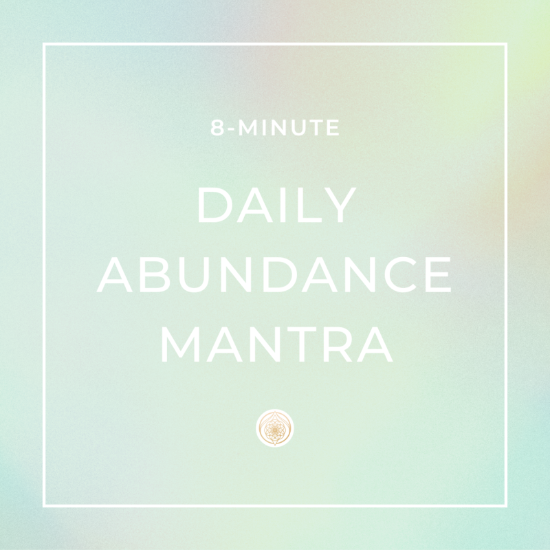 Daily Abundance Mantra